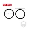 Adecuado para BMW serie 3 antiguo X1 anillo de bocina decoración negro piano puerta audio modificación pegatina interior del coche renovación