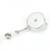 Hebilla giratoria redonda de fácil extracción, hebilla telescópica para tarjeta de identificación, hebilla para colgar tarjetas de trabajo, pinza de cocodrilo, pinza telescópica para insignia de fácil extracción