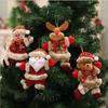 Janela de Natal Árvore de Natal Boneco de Neve Velho Pingente Decoração Acessórios Acessórios Tecido Natal Pingente Vestir Suprimentos