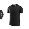Tamanho Europeu Transfronteiriço Fitness Plus Size Camiseta de Secagem Rápida Secagem Rápida Manga Curta para Corrida Treino Esportivo Fitness Compra em Grupo Roupas