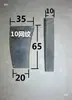 Máquina de trefilar alfileres Máquina de trefilar alambre Accesorios para máquina de trefilar alambre Clip extractor de pasador triangular Clavija de hierro Pasador de hierro Cuña inclinada