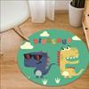 Tapete infantil criativo desenho animado fofo tapete redondo tapete de chão sala de estar quarto mesa de centro tapete de chão para casa