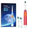 Escova de Dentes Elétrica Adulto Modelo a Pilha Seca À Prova d'Água DuPont Várias Cores Disponíveis Venda por Atacado de Fábrica Personalizado Comércio Exterior Mais Vendido