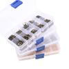 10-grade caixa decoração acessórios fecho lagosta fecho cavalo aberto único laço orelha gancho 9-shaped agulha DIY brinco colar material