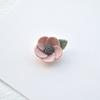 Tela de punto con hojas de otoño e invierno, flor de cinco pétalos, flor de tela, accesorios para el cabello hechos a mano, material para tocados, accesorios para joyería DIY, accesorios