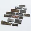 Placa de Nombre de Metal Cobre Puerta Antirrobo Marca Acero Inoxidable Resistente a la Corrosión a Prueba de Explosiones Señal de Puerta Corte Personalizado Galvanoplastia Personalización de Placa de Nombre