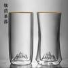 Vaso de doble capa de vidrio de borosilicato alto Vaso Guanshan Vaso doméstico Vaso para té negro Vaso para té verde Vaso para remojo Vaso para agua Separación de té
