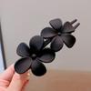 Flor de Strass Parte de Trás da Cabeça Elegante Presilha de Agarre Grampo de Cabelo para Mãe Grampo de Cabelo Novo Estilo Presilha de Bico de Pato Acessórios de Cabelo Presilha de Uma Palavra Feminina
