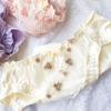 Fornecimento de longo prazo Estilo japonês Fresco e multicolorido impresso leite seda princesa bordado triângulo menina bonito roupa íntima feminina