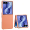 Funda Adecuada para Teléfono Móvil Samsung Zflip8, Textura Piel Mate Pulverizada con Aceite Ultra Delgada Anticaída Zflip7 Color Sólido Plegable Funda Protectora