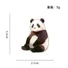 Insignia de Panda Realista Cultural y Creativa Estilo Chino Souvenir de Viaje Pequeño Regalo Nuevo Creativo Broche de Panda Transfronterizo