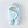 Cobertor acolchoado para bebê recém-nascido primavera, outono e inverno, saco de dormir de algodão anti-susto para segurar o bebê, mantas de bebê