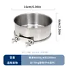 Comederos y bebederos de acero inoxidable para gatos y perros, recipientes para mascotas, comederos de alimentación lenta, comederos para perros y comederos colgantes para jaulas