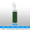En stock, subenvase de limpiador facial de viaje de 150 ml, botella de espuma blanca de plástico PET, botella de espuma limpiadora a presión.