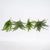 Sensación al tacto hierba persa colgante hojas grandes de helecho decoración de pared simulación pared de fondo de planta verde estilo bosque paisajismo helecho plantas falsas