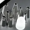 Conjunto de Bicos de Confeitar de Aço Inoxidável Ferramentas de Confeitaria Bicos para Creme e Biscoitos Decoração de Bolo Cabeças de Confeitar Conjunto Completo Acessórios Duráveis