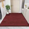 Alfombra de PVC con Doble Raya Centro Comercial Hotel Oficina Uso Doméstico Resistente al Desgaste Raspador de Barro Felpudo Antideslizante Área Grande Cobertura Total Venta al por Mayor