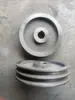 Roda de Polia Motorizada de Ranhura Dupla Espessa 120-200 Roda de Polia de Correia Roda de Extrusora Volante