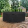 Ebay Amazon Más Vendido Cubierta Redonda para Muebles Cubierta Antipolvo Impermeable Cubierta Redonda para Mesa Cubierta Redonda para Mesa Cubierta Protectora para Patio Exterior