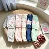 Nuevo Conjunto de Sudadera de Primavera para Niñas, Lindo y Dulce Conjunto de Dos Piezas con Encaje, Disponible al por Mayor