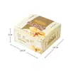 Caja de Empaque para Hotcakes Crujientes de Castaña No Plegable Caja Portátil para Pastel de Mung Bean Crujiente de Castaña En stock Caja de Papel Crujiente de Copo de Nieve Personalizable
