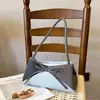 Bolso pequeño cuadrado de color block con lazo, bolso de retazos de lunares estilo coreano, bolso cruzado estilo dulce, bolso de hombro de alta gama