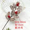 Flores de magnolia artificiales de Navidad nuevas y populares, directamente de la fábrica de origen, para comercio electrónico transfronterizo y decoraciones navideñas