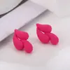 Pendientes Acrílicos Europeos y Americanos Transfronterizos con Forma de Gota, Pendientes Personalizados Sencillos de Colores Caramelo, Pendientes de Moda Dopamina para Primavera y Verano