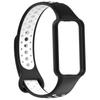 Para Huami Amazfit band7 cola pulseira pulseira de duas cores com furo redondo jump pulseira de pulso esportiva oficial