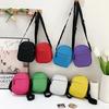 Bolsas Femininas Nova Moda Bolsa de Lona Bonito Mais Fácil de Combinar Estilo Coreano de Alta Aparência Estudante Pequena Bolsa Crossbody Fresca 2024 Bolsa