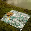Esterilla de playa transfronteriza de secado rápido, repelente al agua y a prueba de humedad, esterilla de picnic para exteriores, manta de camping