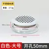 Orificios de ventilación de acero inoxidable para armarios, muebles, gabinetes y zapateros; cubiertas decorativas de doble cara; disipación de calor y rejillas de ventilación; forma redonda
