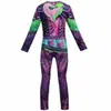 Roupas de Halloween Fantasia Descendentes 3 Bertha Malévola Cosplay Macacão de Halloween em estoque