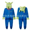 Pijama One-Piece de Desenho Animado Animal para Crianças e Adultos Roupas Fofas de Performance para Halloween Transfronteiriço Nezha Cos Flanela