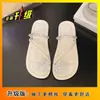 Sandalias de Dedo con Pedrería Estilo Hada para Mujer, Novedad Verano 2026 Planas Casuales de Moda Romanas para Playa