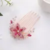 Peine, Pasador, Pinza para el Cabello, Accesorio para el Cabello, Flor para el Cabello, Peine de Inserción, Adorno de Cristal para el Cabello, Joyería de Aleación, Accesorio de Pasador para el Cabello de Mujer Adulta