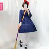 Disfraz de Brujita para Halloween Femenino Kiki Disfraz de Actuación Cosplay Bruja Totoro Disfraz de Actuación Disfraz de Adulto