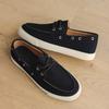 Mocassins de Franja de Outono Sapatos Casuais Britânicos Mocassins Masculinos de Camurça com Cadarço Sapatos Masculinos Modernos Slip-On Sapatos Preguiçosos