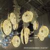 Cadena de Luces de Hada con Bolas Multicabezal Galvanizadas para Bodas Luces de Planeta Decoración de Fiesta Luces Decorativas de Manzana Luces Colgantes Brillantes para Bodas