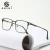 Óculos Anti Luz Azul para Homens, Armação de Sobrancelha em Aço Inoxidável, Óculos Fotocromáticos Casuais de Negócios para Uso Externo para Mulheres, Moda Atacado