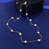 Collar de perlas barrocas naturales nicho retro lujo ligero dulce fresco estilo estilo coreano cadena para la clavícula transmisión en vivo nuevos accesorios para mujer