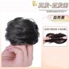Faixa de Cabelo Bola de Cabelo Real para Mulheres, Elástico de Cabelo Estilo Antigo, Elástico de Cabelo Natural Preguiçoso, Elástico de Cabelo Fofo Flor de Cabelo Humano Inteiro