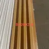 Painéis de treliça de fibra de bambu-madeira transfronteiriços são à prova d'água e resistentes à umidade, adequados para decoração de casa, madeira WPC ecológica, parede de fundo para decoração de interiores texturizada