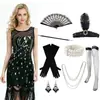 S-4XL Vestido Amazon Años 1920 Gatsby Retro Fiesta de Gala Vestido de Escenario Borlas Lentejuelas
