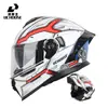 Atacado de Fabricante de Capacetes para Motocicleta para Homens e Mulheres, Capacetes Bluetooth Full-Face, Proteção Fresca Anti-Embaçante para Pilotagem de Veículos Elétricos