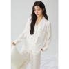 Pijamas Jiangnan Wo para mujer, primavera de 25 años, seda de hielo, media luna, ropa de hogar de alta gama, verano para mujer, una generación de cabello