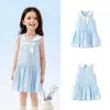 [Balaone] Balabala Roupas Infantis Vestido Infantil Meninas 2026 Novo Verão Doce Saia com Laço
