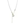 Asistiendo a la Fiesta del Té~Collar de Perlas Camelia, Cadena para Clavícula Estilo Retro Francés, Exquisita Cadena para el Cuello de Lujo Ligero de Alta Gama, Nuevo Artículo Más Vendido