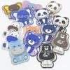 Testes de Amostra de Acessórios Têxteis: Carimbo de Silicone Luminoso em Formato de Panda, Concha Iluminada, Etiqueta da Moda e Personalizada