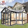 Habitación de Cristal de Aleación de Aluminio para Villa con Diseño de Puente Roto, Toldo y Refugio para Lluvia en Balcón, Habitación de Jardín, Habitación Solar Serie 100 con Vidrio Templado